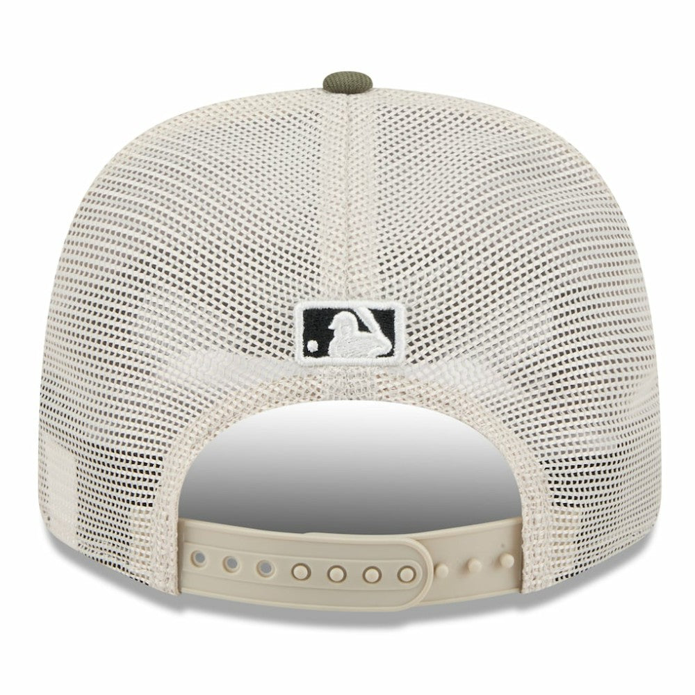 Athletics New Era 2025 Armed Forces Day 9SEVENTY Stretch-Snap Hat - Light Beige/Olive Hats