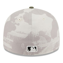 Washington Nationals New Era 2025 Armed Forces Day Low Profile 59FIFTY Fitted Hat - Light Beige/Olive Hats
