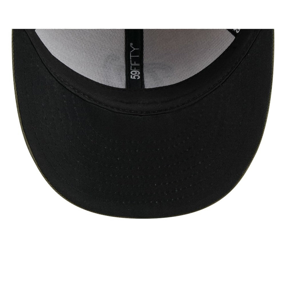 Washington Nationals New Era 2025 Armed Forces Day Low Profile 59FIFTY Fitted Hat - Light Beige/Olive Hats