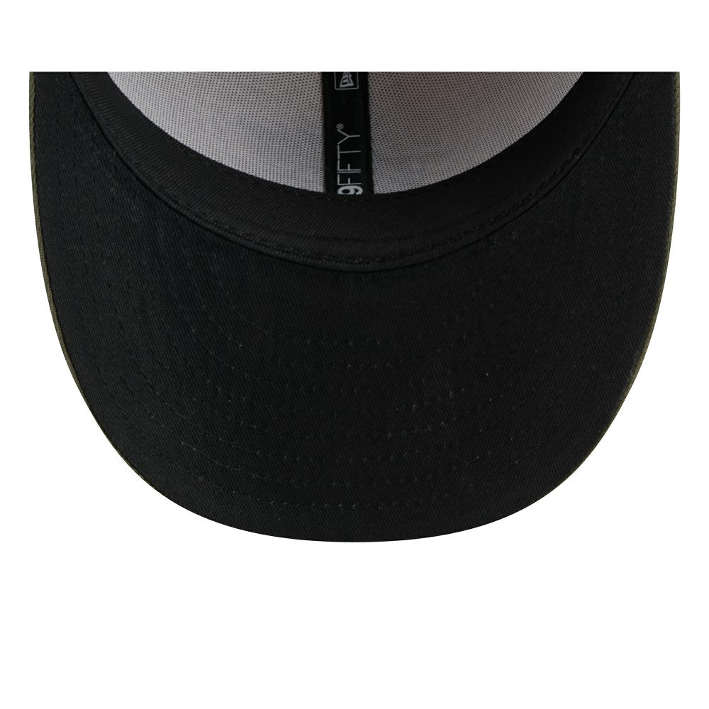 Miami Marlins New Era 2025 Armed Forces Day Low Profile 59FIFTY Fitted Hat - Light Beige/Olive Hats