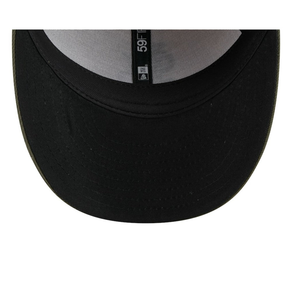 St. Louis Cardinals New Era 2025 Armed Forces Day Low Profile 59FIFTY Fitted Hat - Light Beige/Olive Hats