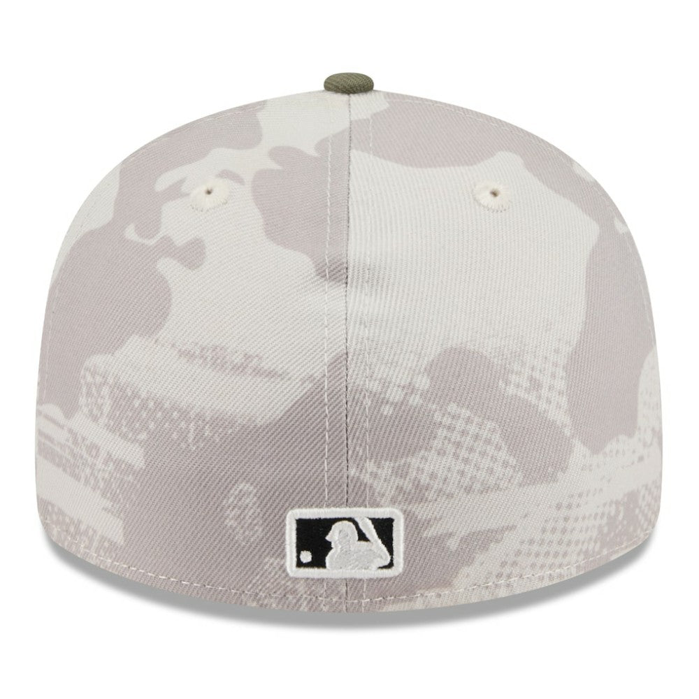 Baltimore Orioles New Era 2025 Armed Forces Day Low Profile 59FIFTY Fitted Hat - Light Beige/Olive Hats