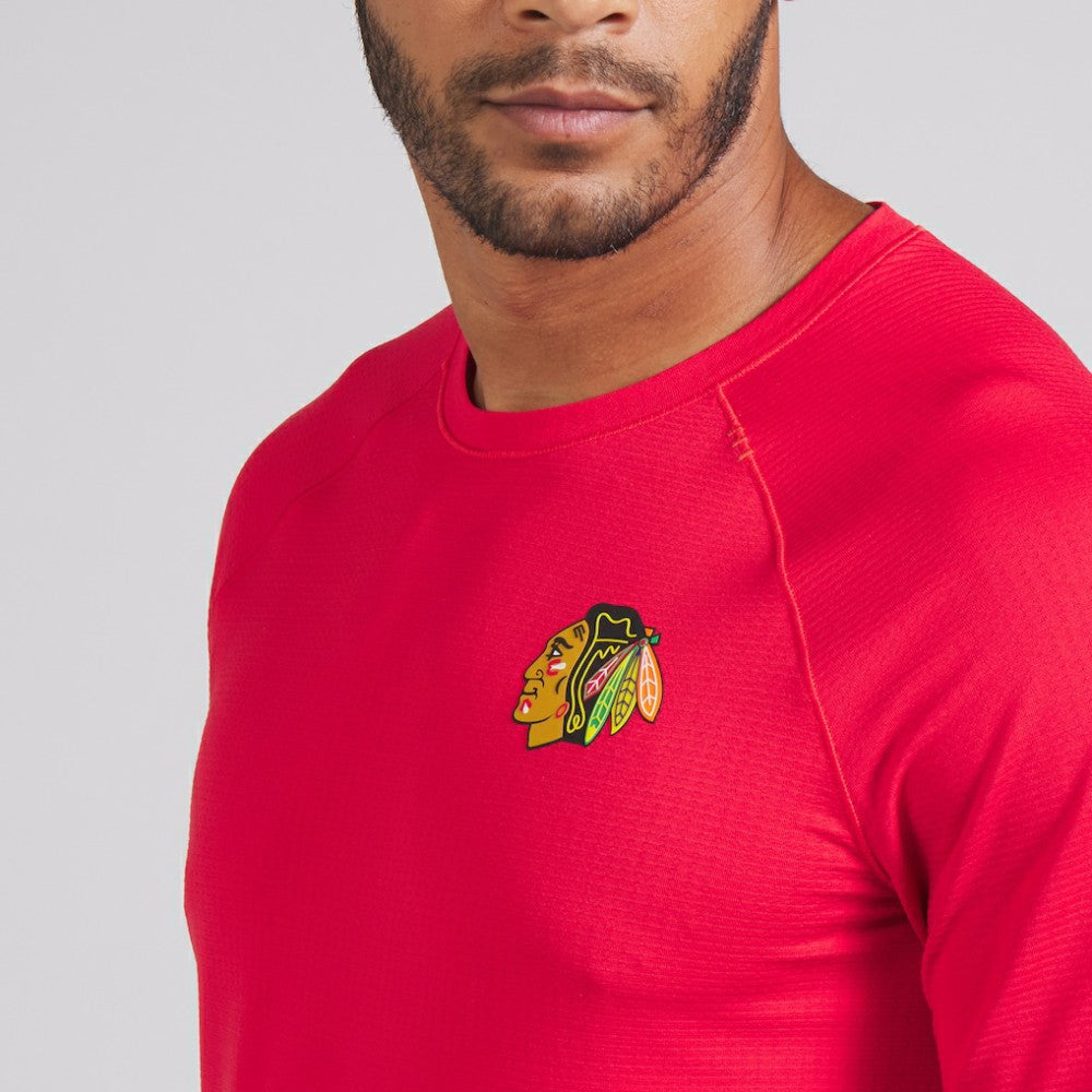 NHL Chicago Blackhawks lululemon Metal Vent Tech Short-Sleeve Shirt - True Red