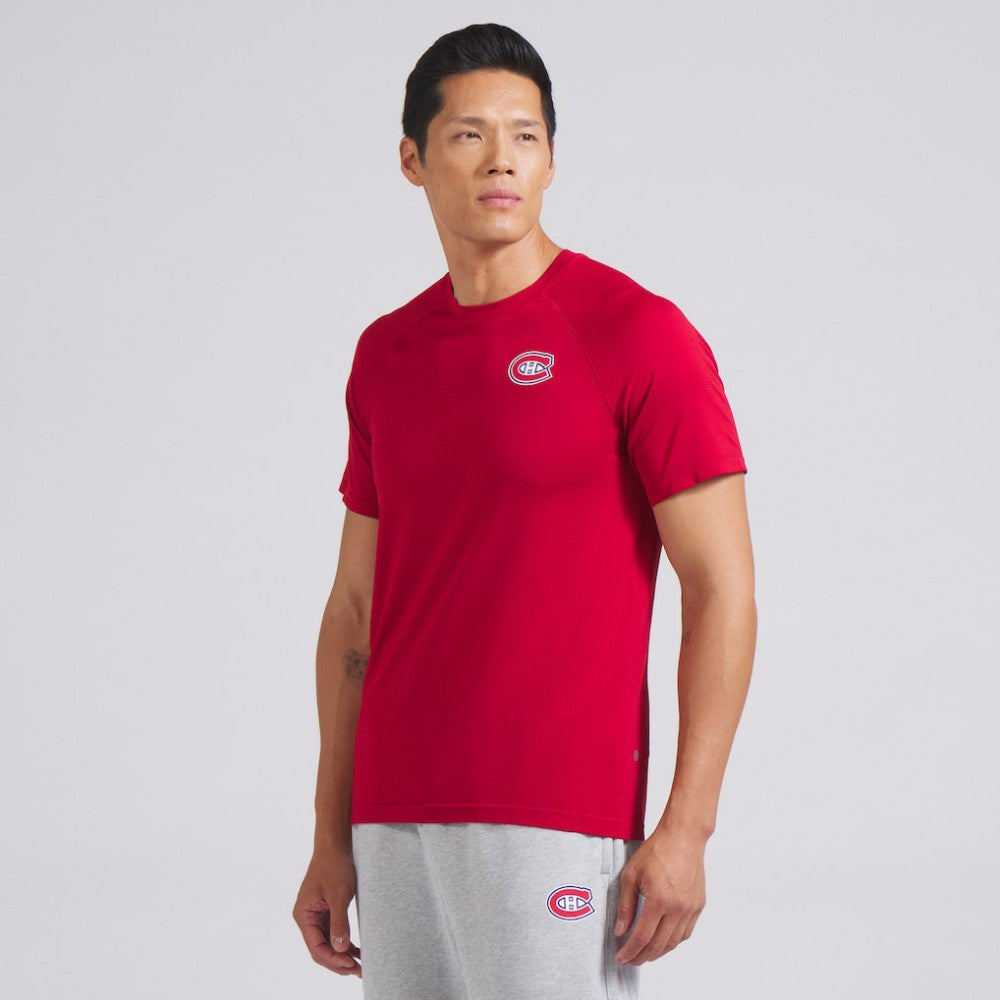 NHL Montreal Canadiens lululemon Metal Vent Tech Short-Sleeve Shirt - True Red