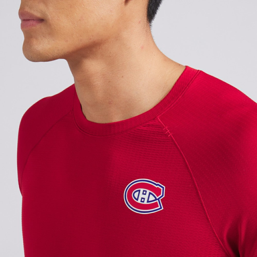 NHL Montreal Canadiens lululemon Metal Vent Tech Short-Sleeve Shirt - True Red