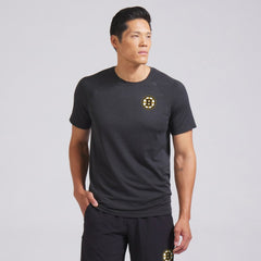 NHL Boston Bruins lululemon Metal Vent Tech Short-Sleeve Shirt - Graphite Grey