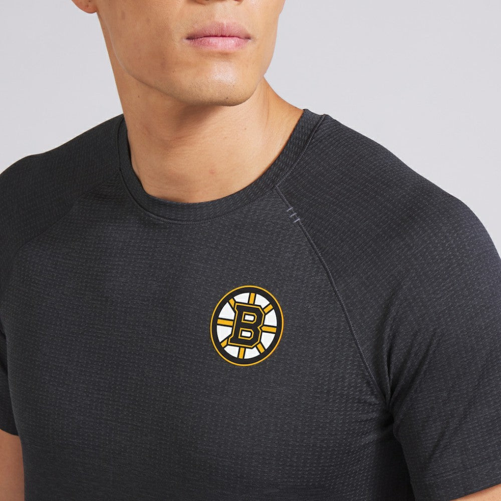NHL Boston Bruins lululemon Metal Vent Tech Short-Sleeve Shirt - Graphite Grey