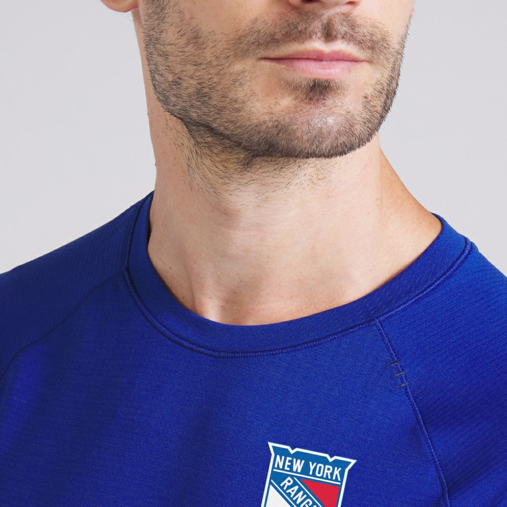 NHL New York Rangers lululemon Metal Vent Tech Short-Sleeve Shirt - College Cobalt