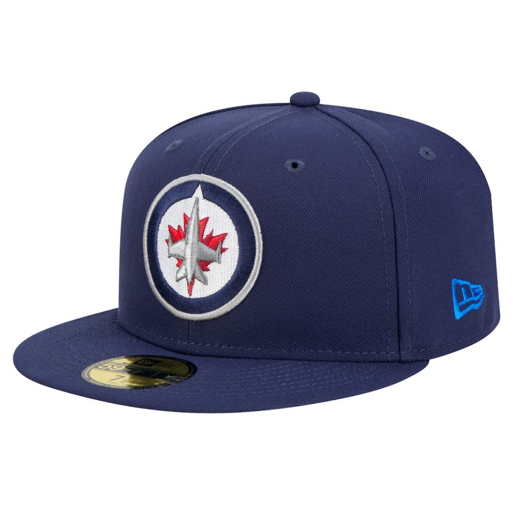 NHL Winnipeg Jets New Era Core 59FIFTY Fitted Hat - Navy