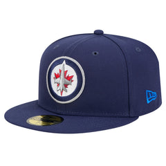 NHL Winnipeg Jets New Era Core 59FIFTY Fitted Hat - Navy