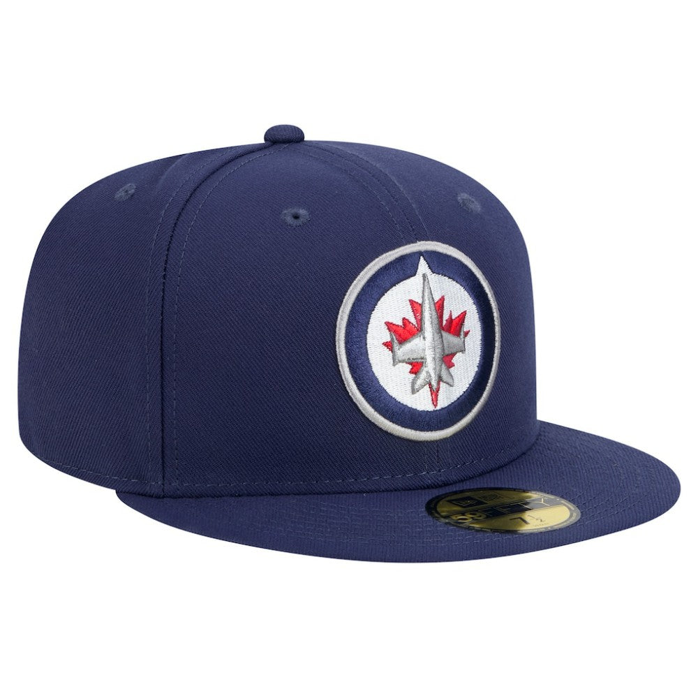 NHL Winnipeg Jets New Era Core 59FIFTY Fitted Hat - Navy