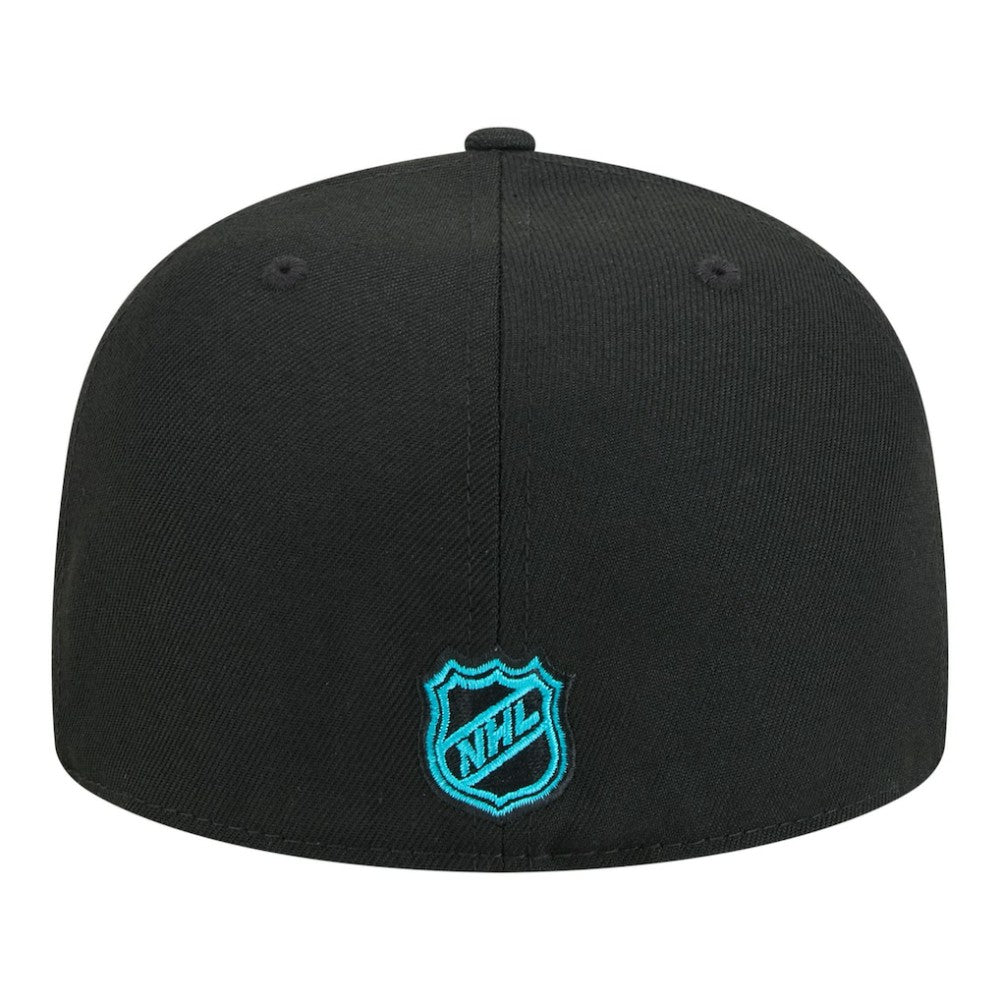 NHL San Jose Sharks New Era Core 59FIFTY Fitted Hat - Black