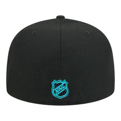 NHL San Jose Sharks New Era Core 59FIFTY Fitted Hat - Black
