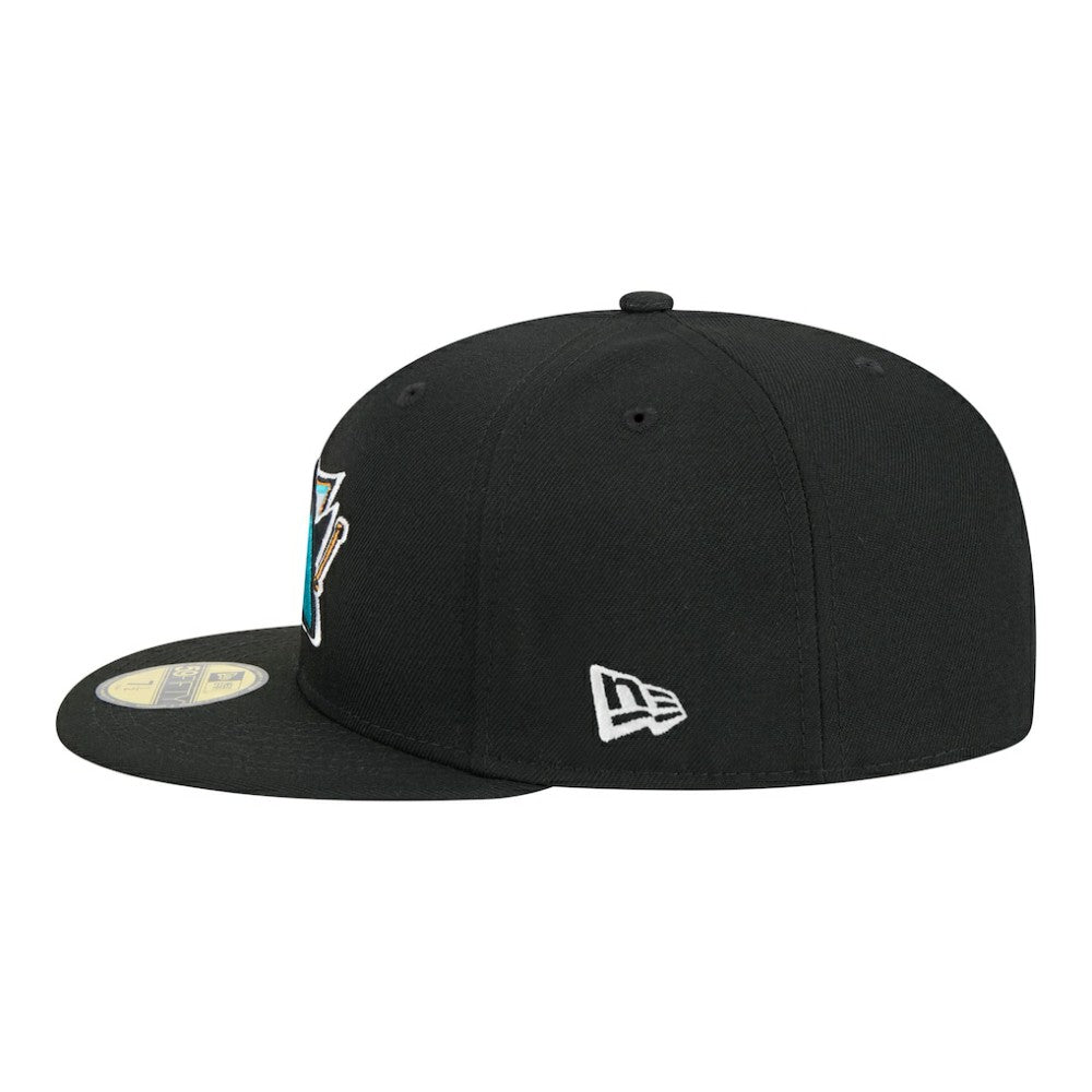 NHL San Jose Sharks New Era Core 59FIFTY Fitted Hat - Black