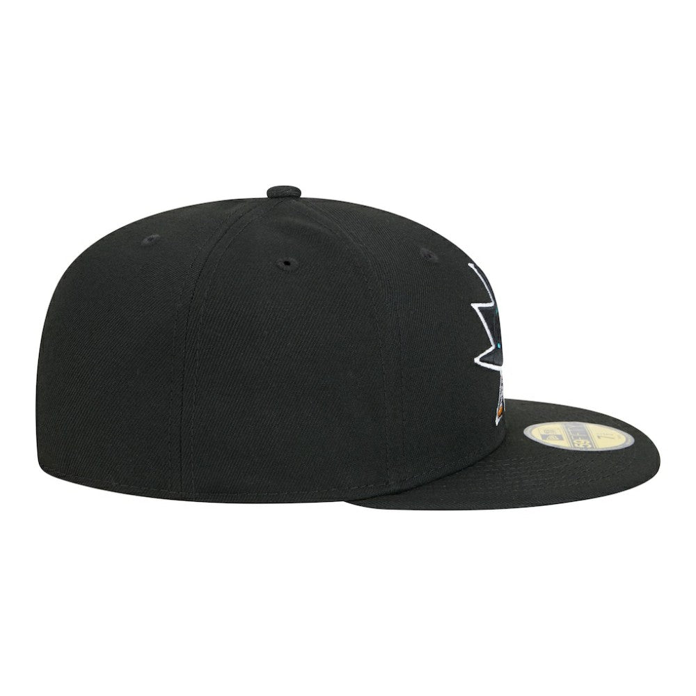 NHL San Jose Sharks New Era Core 59FIFTY Fitted Hat - Black