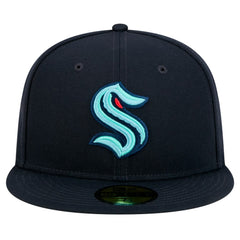 NHL Seattle Kraken New Era Core 59FIFTY Fitted Hat - Navy