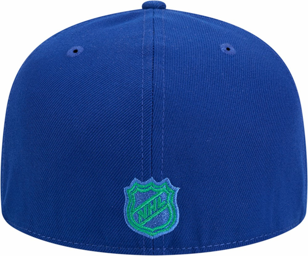 NHL Vancouver Canucks New Era Core 59FIFTY Fitted Hat - Blue