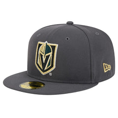 NHL Vegas Golden Knights New Era Core 59FIFTY Fitted Hat - Charcoal