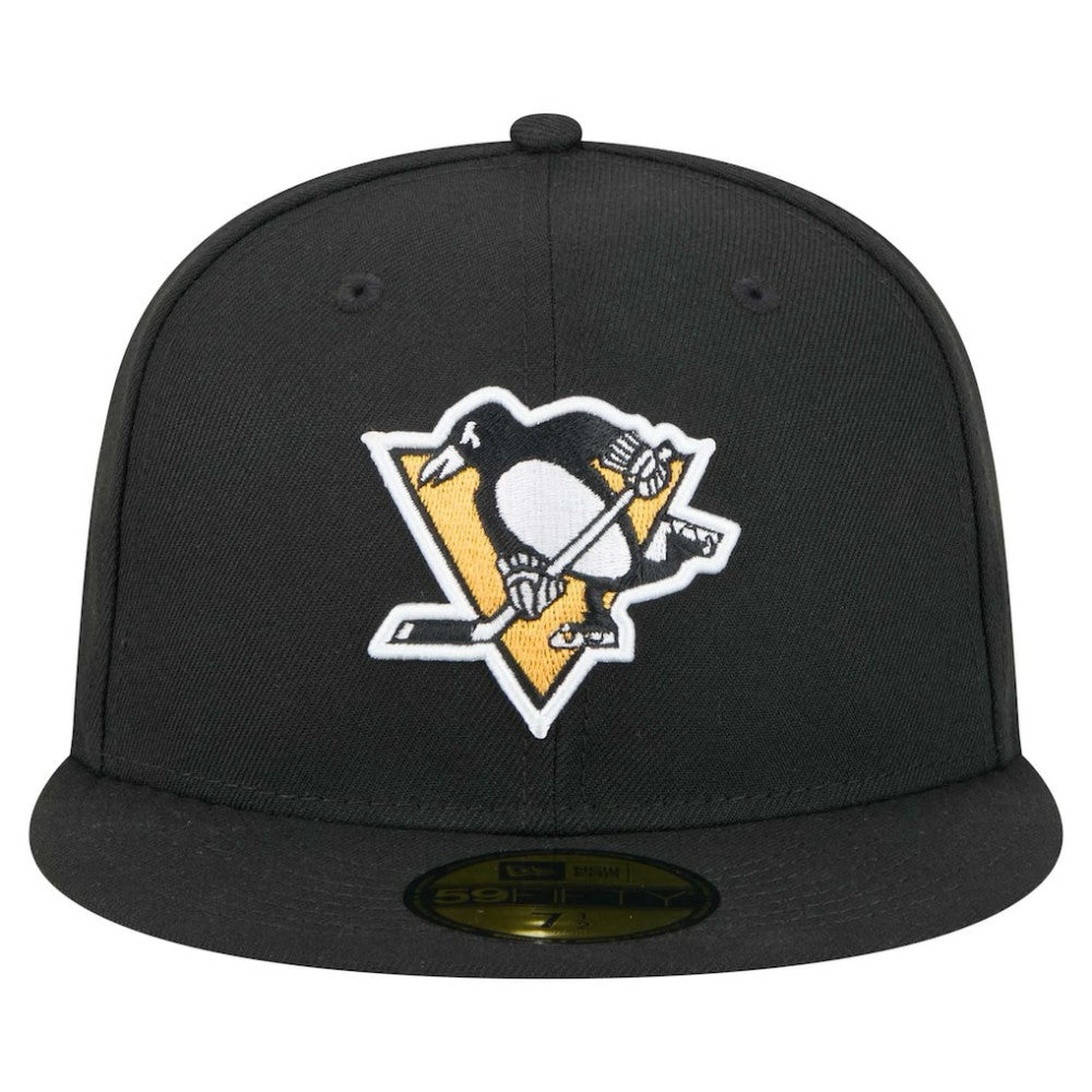NHL Pittsburgh Penguins New Era Core 59FIFTY Fitted Hat - Black