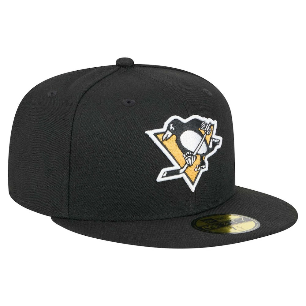 NHL Pittsburgh Penguins New Era Core 59FIFTY Fitted Hat - Black