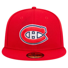 NHL Montreal Canadiens New Era Core 59FIFTY Fitted Hat - Red