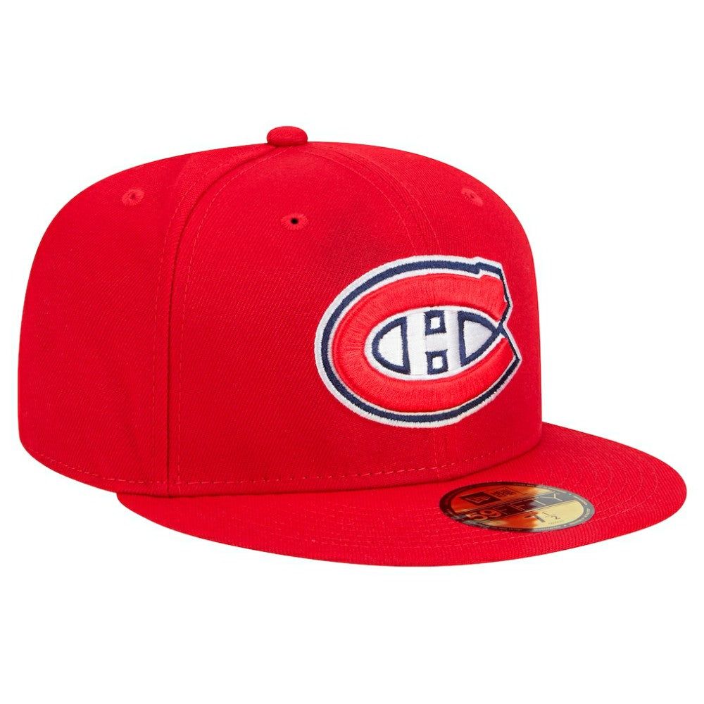 NHL Montreal Canadiens New Era Core 59FIFTY Fitted Hat - Red