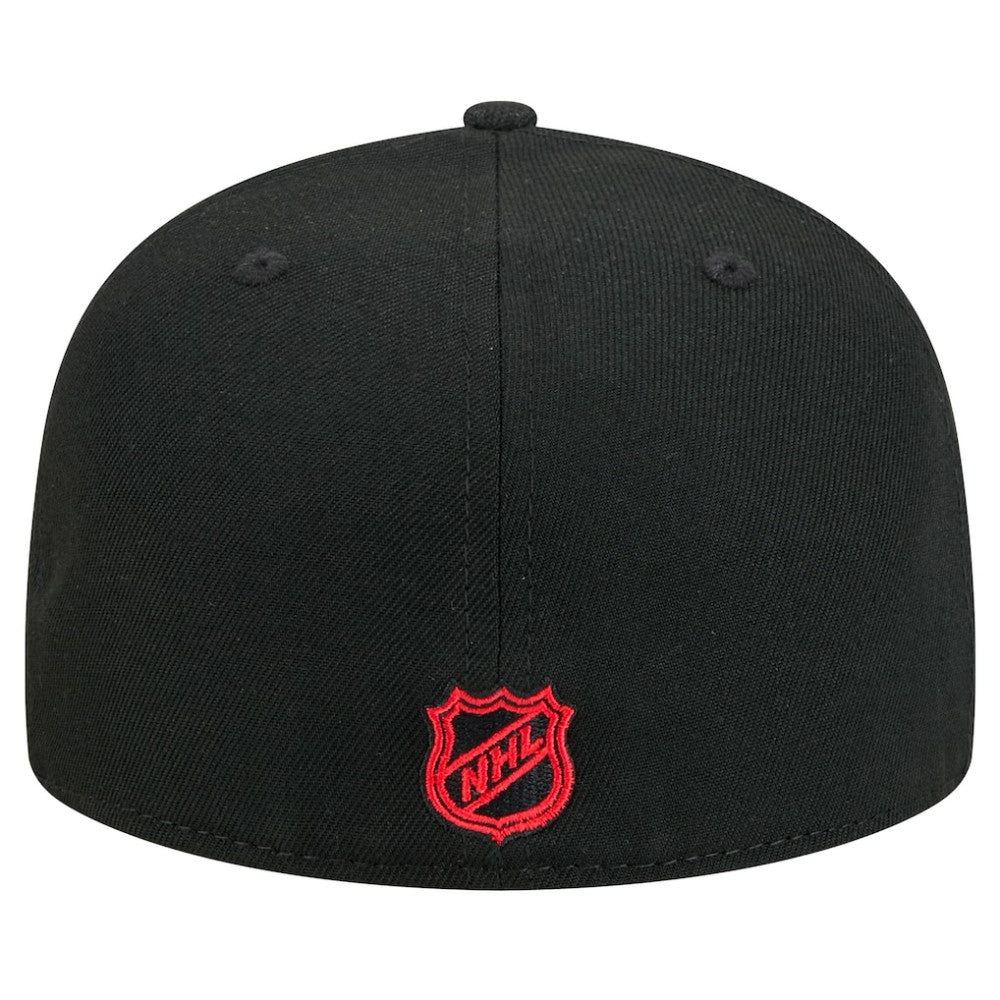 NHL Chicago Blackhawks New Era Core 59FIFTY Fitted Hat - Black