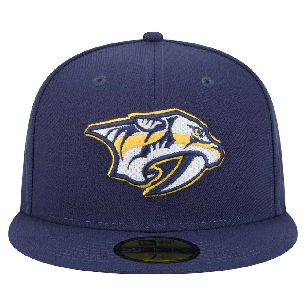 NHL Nashville Predators New Era Core 59FIFTY Fitted Hat - Navy