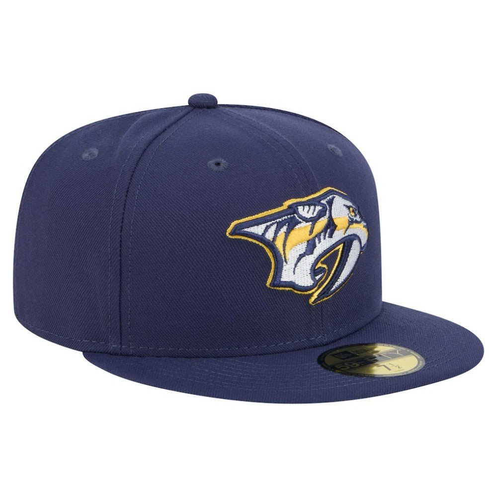 NHL Nashville Predators New Era Core 59FIFTY Fitted Hat - Navy