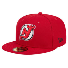 NHL New Jersey Devils New Era Core 59FIFTY Fitted Hat - Red