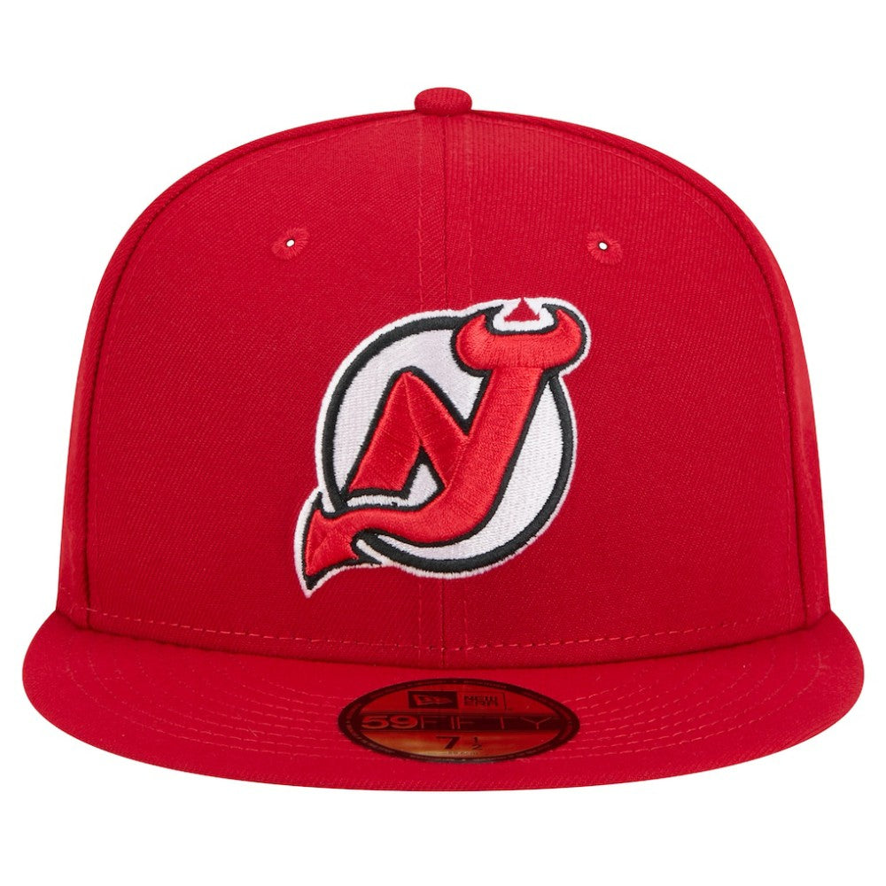 NHL New Jersey Devils New Era Core 59FIFTY Fitted Hat - Red