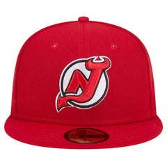 NHL New Jersey Devils New Era Core 59FIFTY Fitted Hat - Red