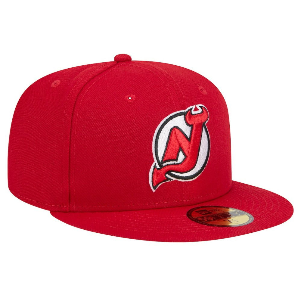 NHL New Jersey Devils New Era Core 59FIFTY Fitted Hat - Red