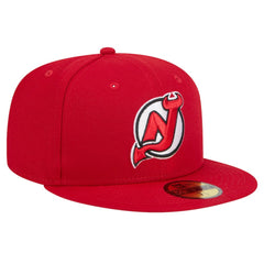 NHL New Jersey Devils New Era Core 59FIFTY Fitted Hat - Red