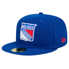 NHL New York Rangers New Era Core 59FIFTY Fitted Hat - Blue