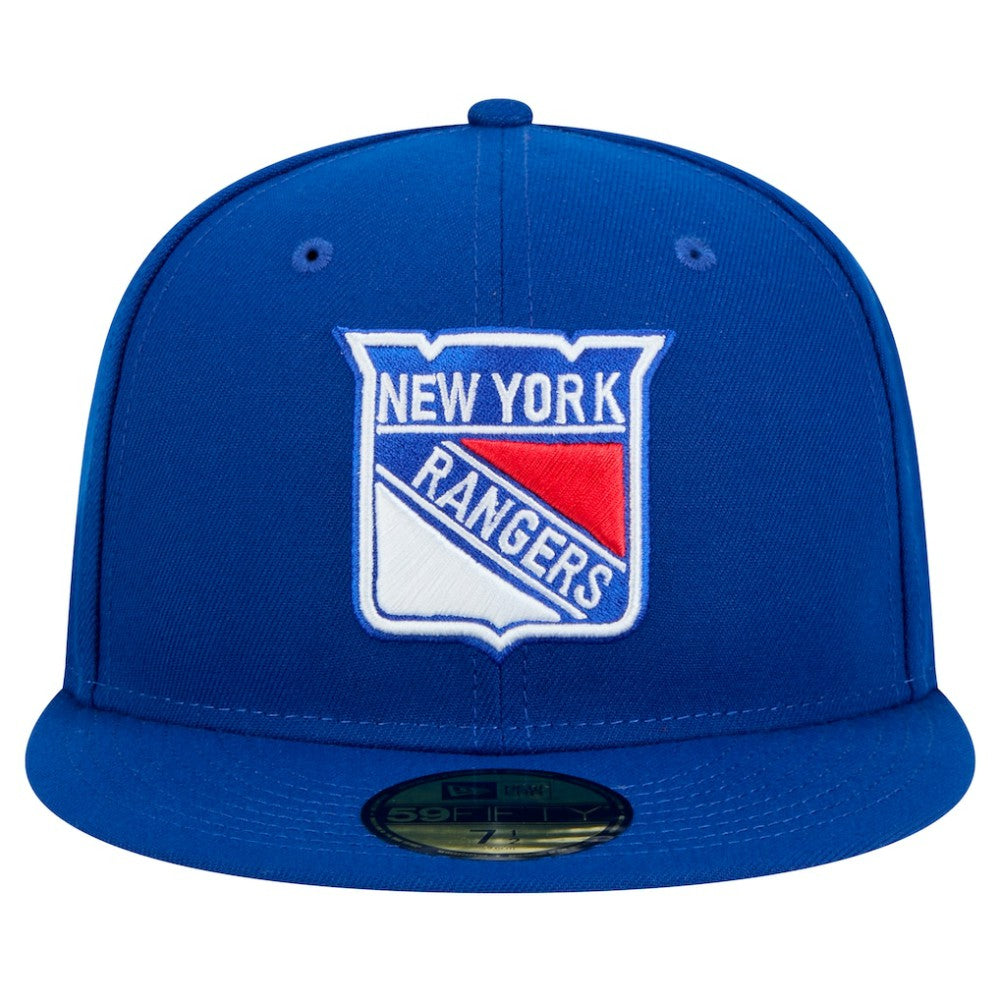 NHL New York Rangers New Era Core 59FIFTY Fitted Hat - Blue