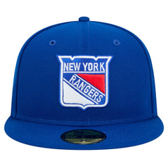 NHL New York Rangers New Era Core 59FIFTY Fitted Hat - Blue