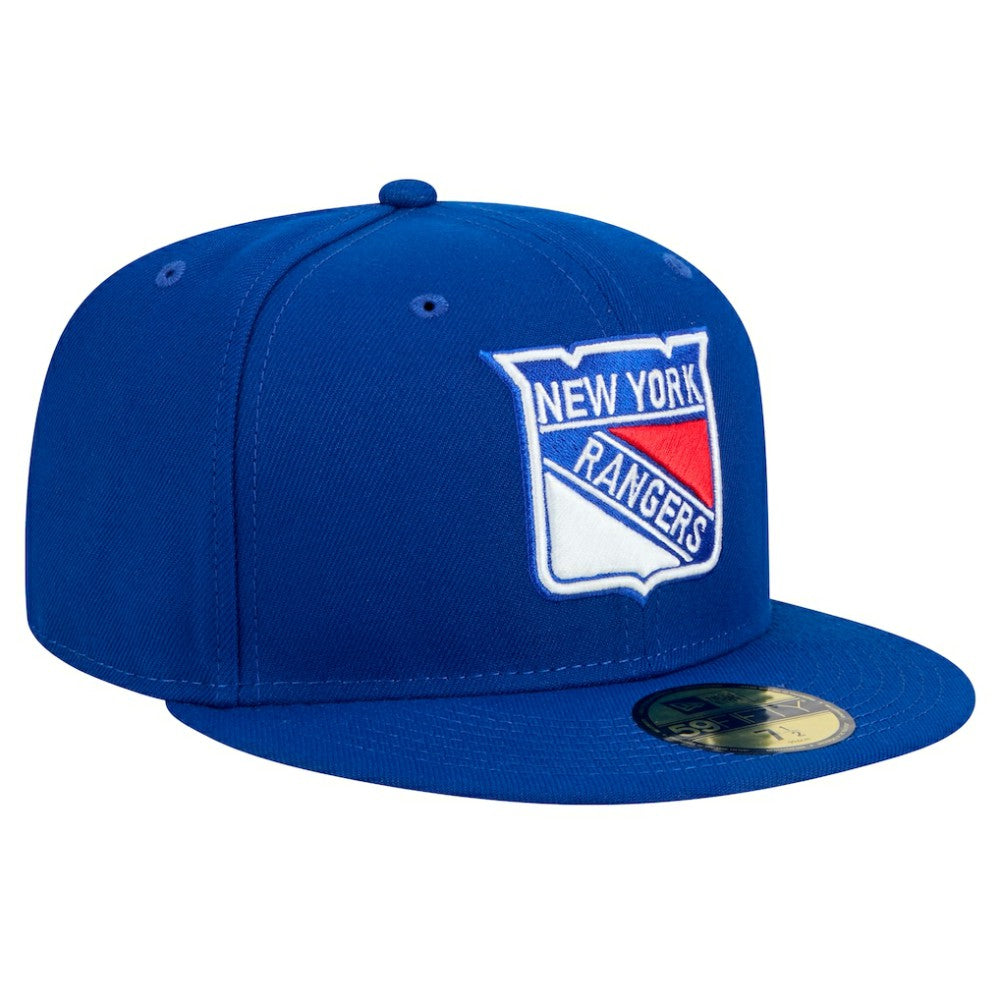 NHL New York Rangers New Era Core 59FIFTY Fitted Hat - Blue
