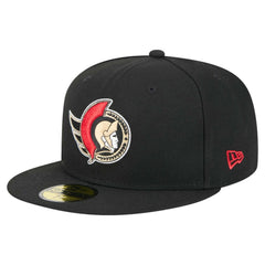 NHL Ottawa Senators New Era Core 59FIFTY Fitted Hat - Black