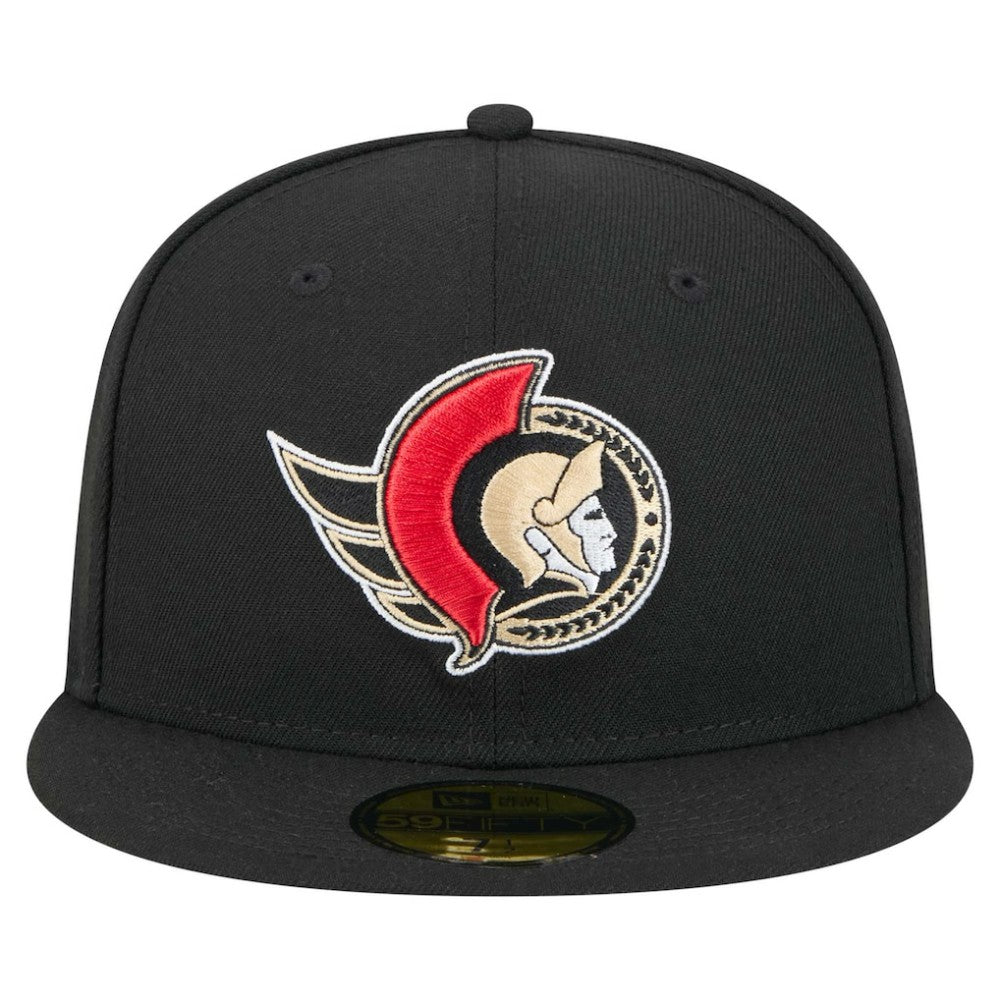 NHL Ottawa Senators New Era Core 59FIFTY Fitted Hat - Black