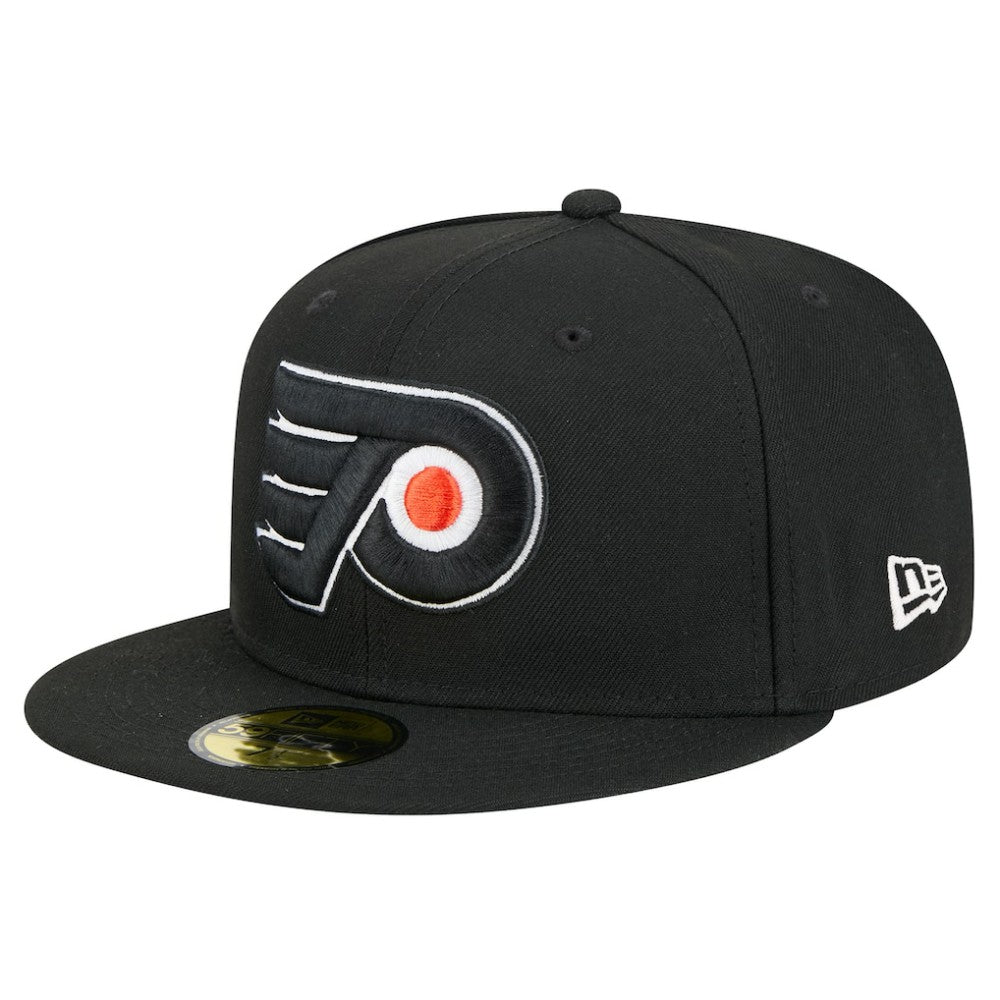 NHL Philadelphia Flyers New Era Core 59FIFTY Fitted Hat - Black