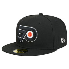 NHL Philadelphia Flyers New Era Core 59FIFTY Fitted Hat - Black