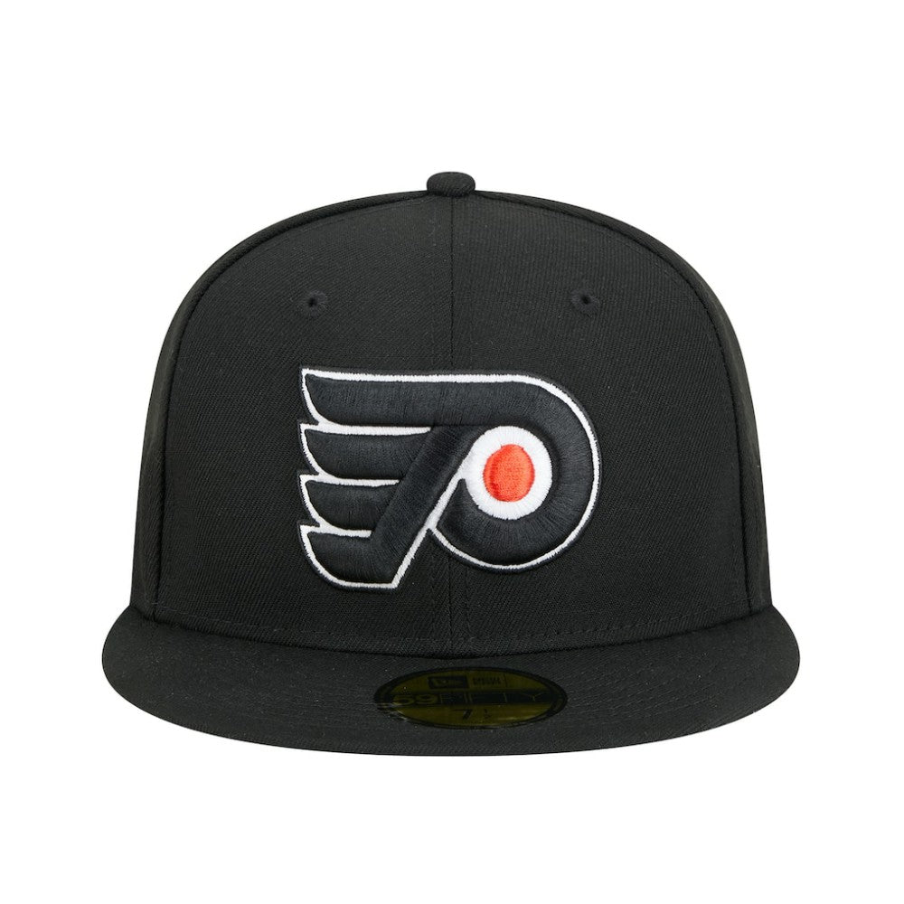 NHL Philadelphia Flyers New Era Core 59FIFTY Fitted Hat - Black
