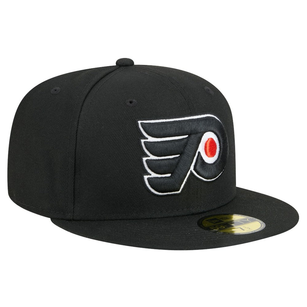 NHL Philadelphia Flyers New Era Core 59FIFTY Fitted Hat - Black