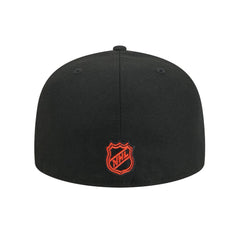 NHL Philadelphia Flyers New Era Core 59FIFTY Fitted Hat - Black