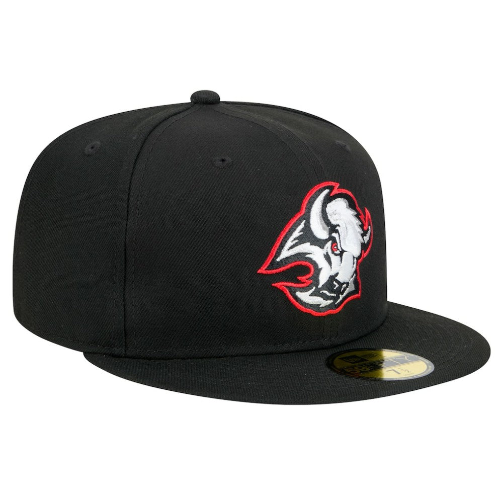 NHL Buffalo Sabres New Era Core 59FIFTY Fitted Hat - Black