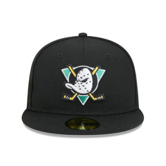 NHL Anaheim Ducks New Era Core 59FIFTY Fitted Hat - Black