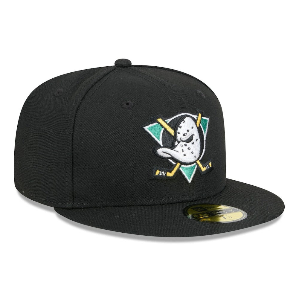 NHL Anaheim Ducks New Era Core 59FIFTY Fitted Hat - Black