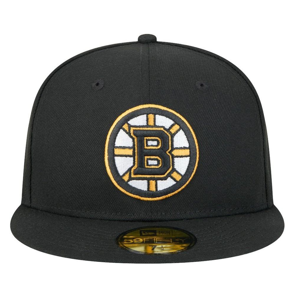 NHL Boston Bruins New Era Core 59FIFTY Fitted Hat - Black
