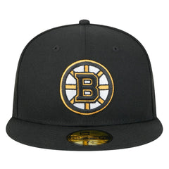 NHL Boston Bruins New Era Core 59FIFTY Fitted Hat - Black